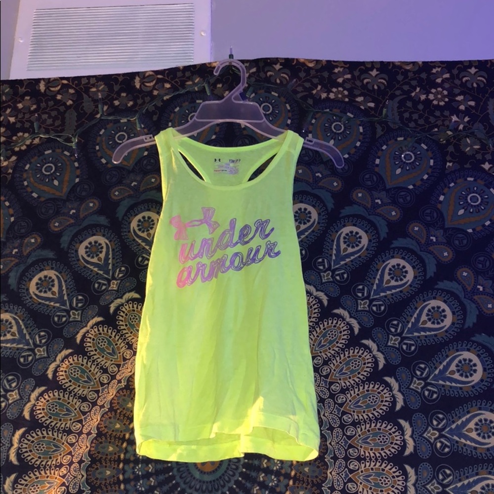 Athletic under armor tank top